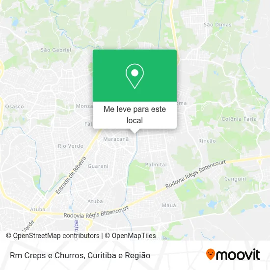 Rm Creps e Churros mapa