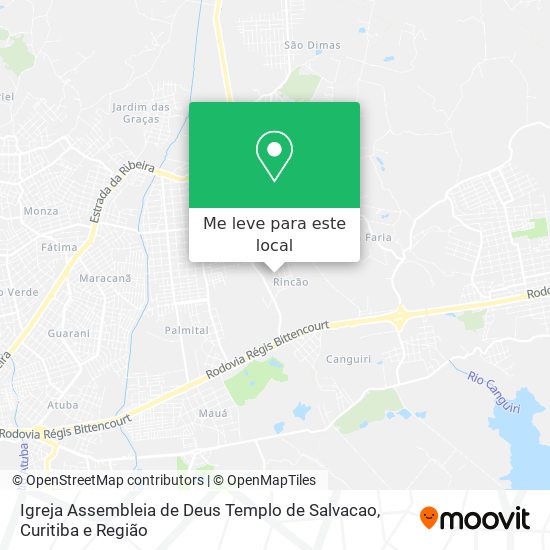 Igreja Assembleia de Deus Templo de Salvacao mapa