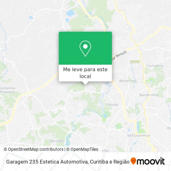 Garagem 235 Estetica Automotiva mapa