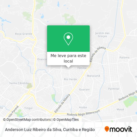 Anderson Luiz Ribeiro da Silva mapa