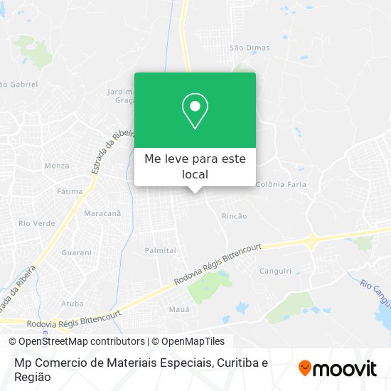 Mp Comercio de Materiais Especiais mapa