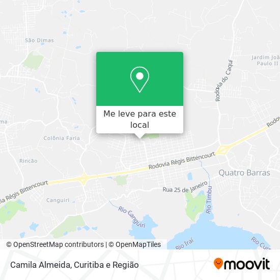 Camila Almeida mapa