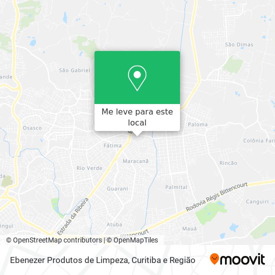 Ebenezer Produtos de Limpeza mapa