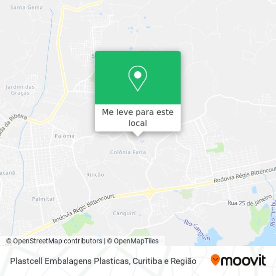 Plastcell Embalagens Plasticas mapa