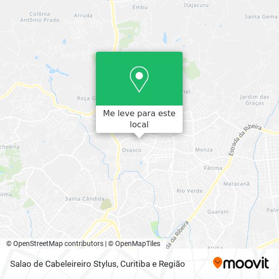 Salao de Cabeleireiro Stylus mapa
