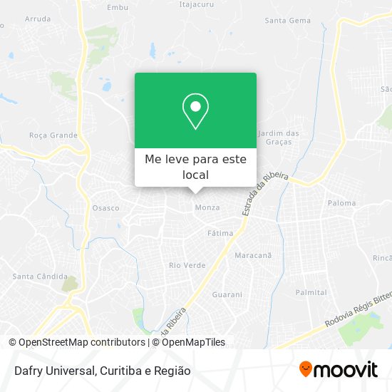 Dafry Universal mapa