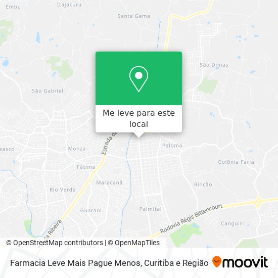 Farmacia Leve Mais Pague Menos mapa