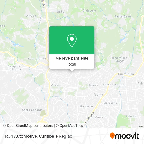 R34 Automotive mapa