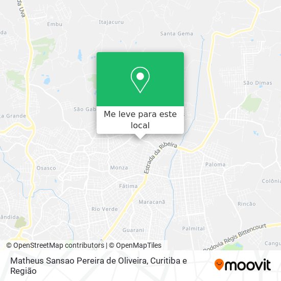 Matheus Sansao Pereira de Oliveira mapa