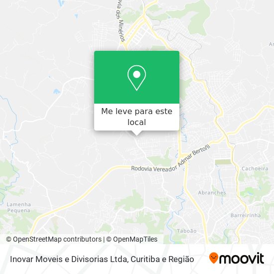 Inovar Moveis e Divisorias Ltda mapa