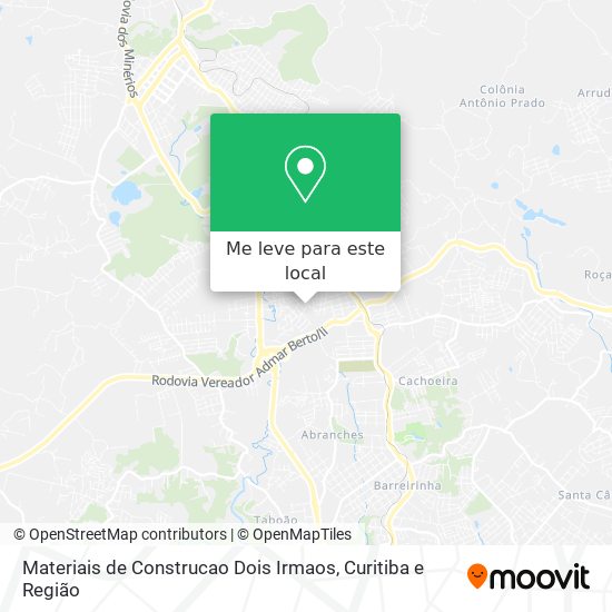 Materiais de Construcao Dois Irmaos mapa