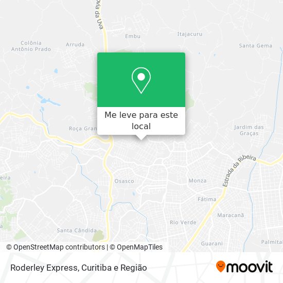 Roderley Express mapa