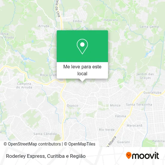 Roderley Express mapa