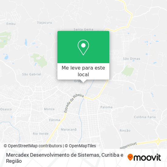Mercadex Desenvolvimento de Sistemas mapa