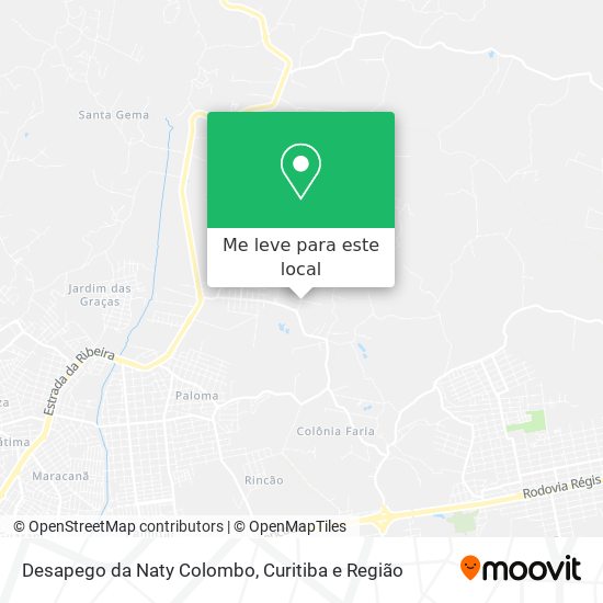 Desapego da Naty Colombo mapa