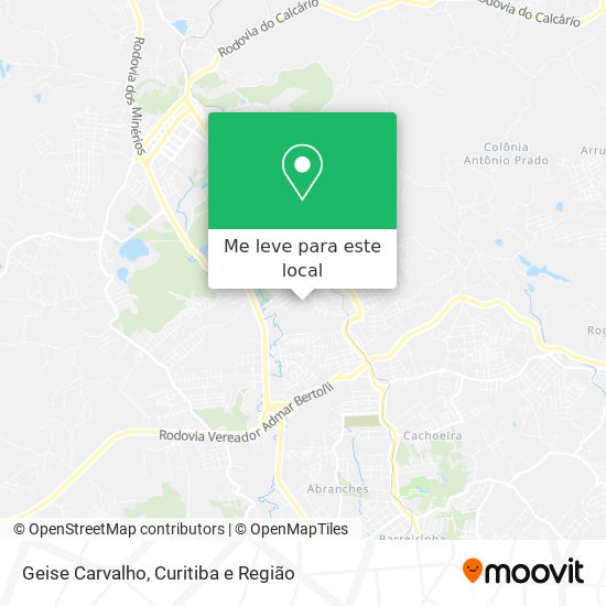 Geise Carvalho mapa