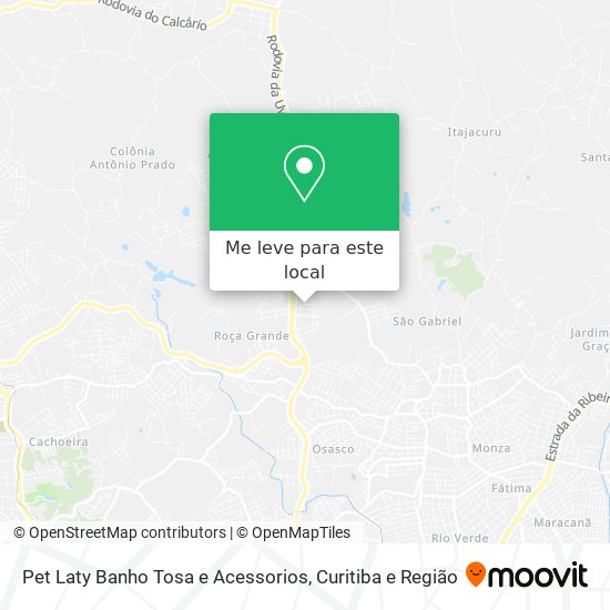 Pet Laty Banho Tosa e Acessorios mapa