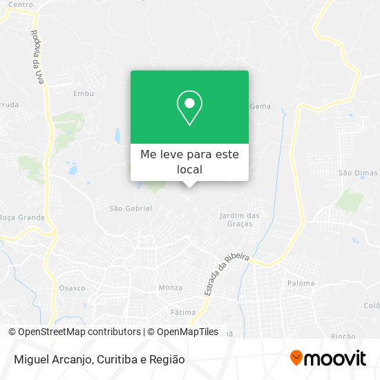 Miguel Arcanjo mapa
