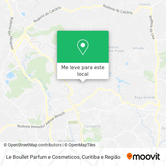 Le Boullet Parfum e Cosmeticos mapa