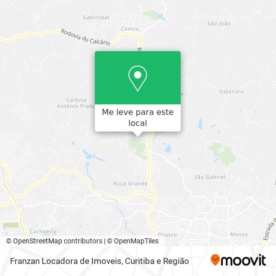 Franzan Locadora de Imoveis mapa
