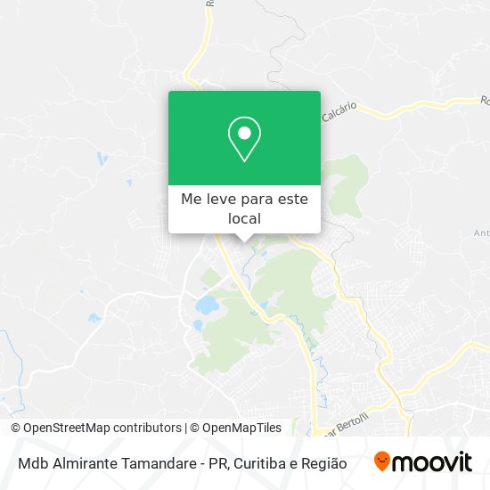 Mdb Almirante Tamandare - PR mapa