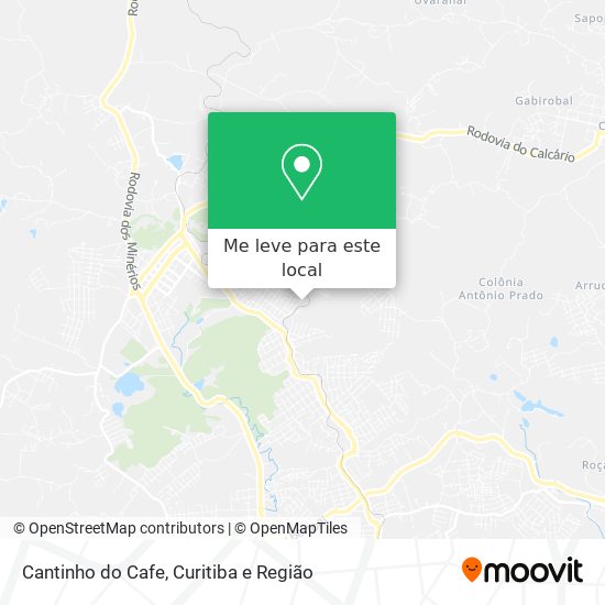 Cantinho do Cafe mapa