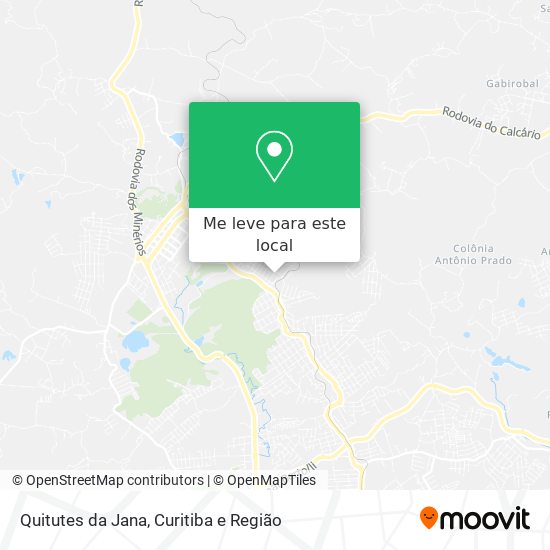 Quitutes da Jana mapa