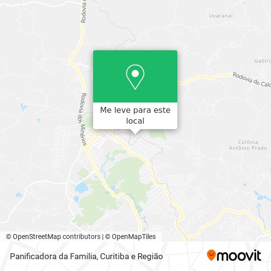 Panificadora da Familia mapa