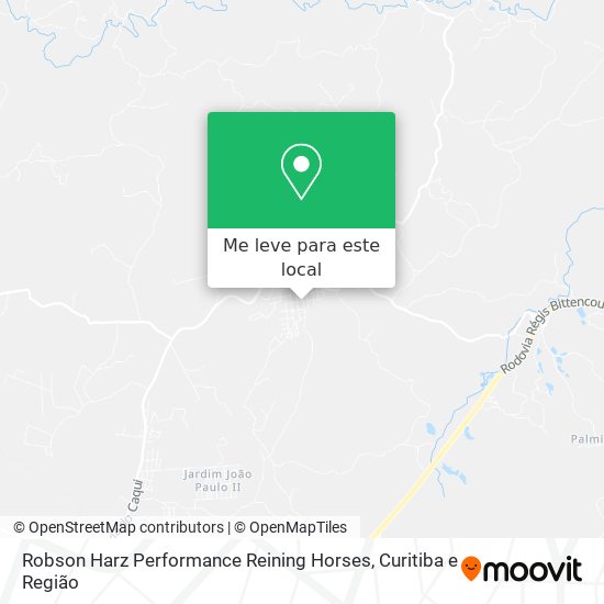 Robson Harz Performance Reining Horses mapa