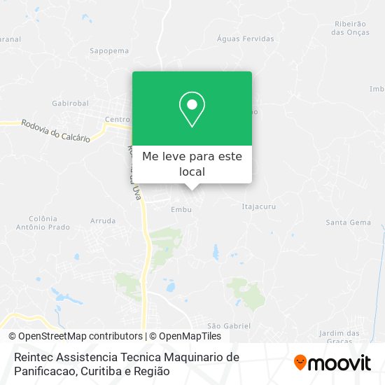 Reintec Assistencia Tecnica Maquinario de Panificacao mapa