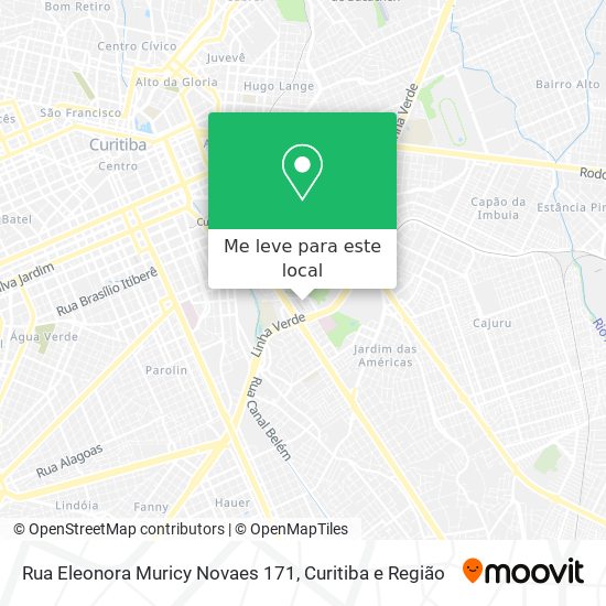 Rua Eleonora Muricy Novaes 171 mapa