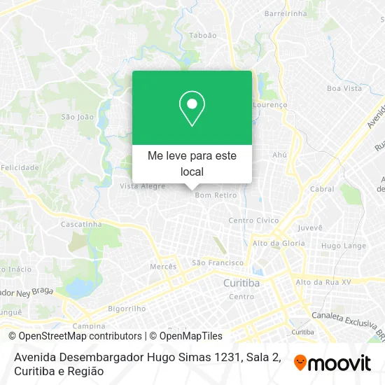 Avenida Desembargador Hugo Simas 1231, Sala 2 mapa