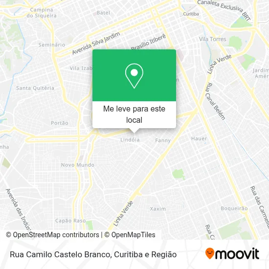 Rua Camilo Castelo Branco mapa