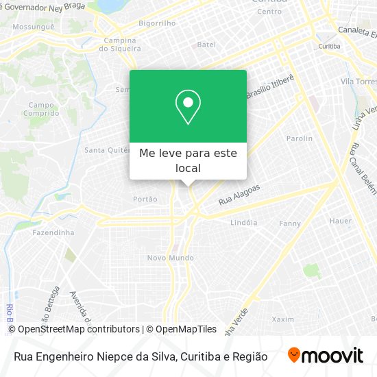 Rua Engenheiro Niepce da Silva mapa