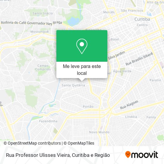 Rua Professor Ulisses Vieira mapa