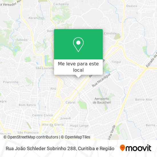 Rua João Schleder Sobrinho 288 mapa