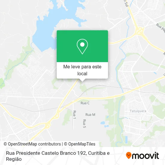 Rua Presidente Castelo Branco 192 mapa