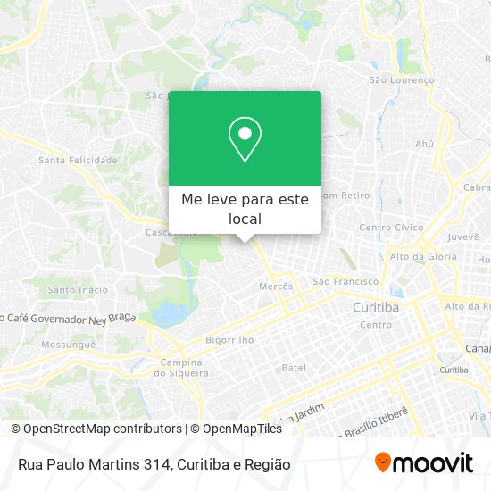 Rua Paulo Martins 314 mapa