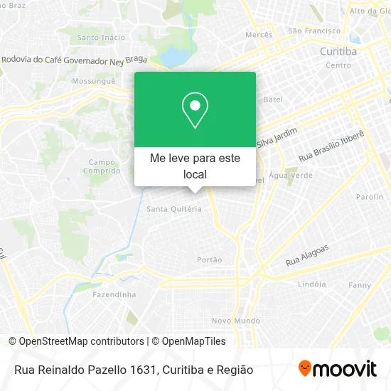 Rua Reinaldo Pazello 1631 mapa