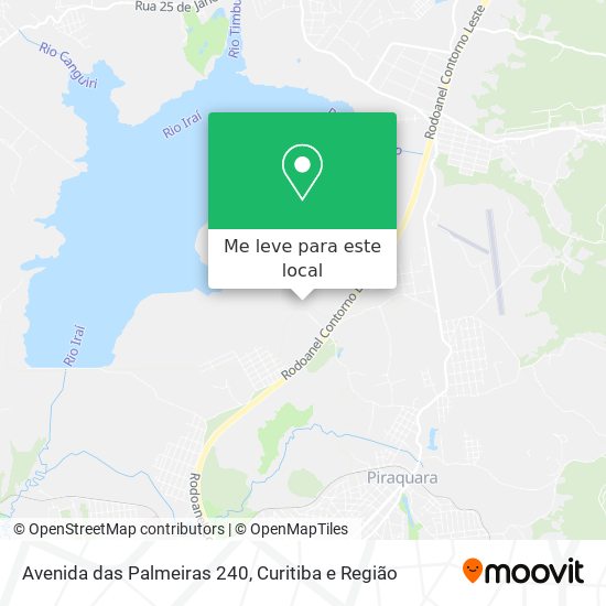 Avenida das Palmeiras 240 mapa