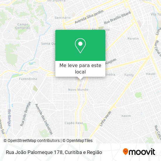 Rua João Palomeque 178 mapa