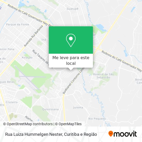 Rua Luiza Hummelgen Nester mapa