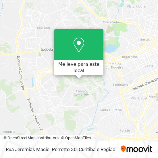 Rua Jeremias Maciel Perretto 30 mapa
