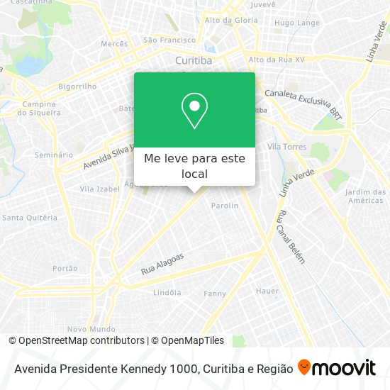 Avenida Presidente Kennedy 1000 mapa