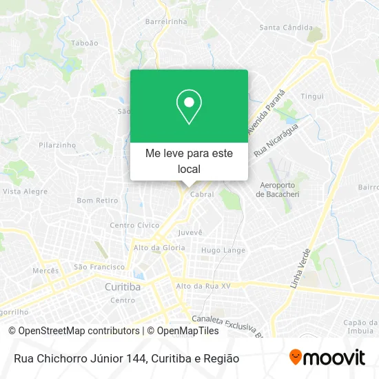 Rua Chichorro Júnior 144 mapa