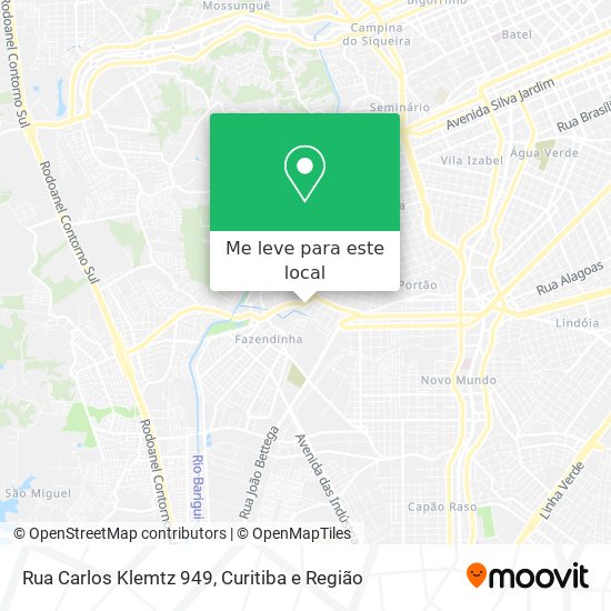 Rua Carlos Klemtz 949 mapa