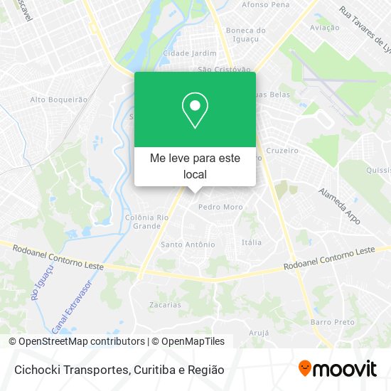 Cichocki Transportes mapa