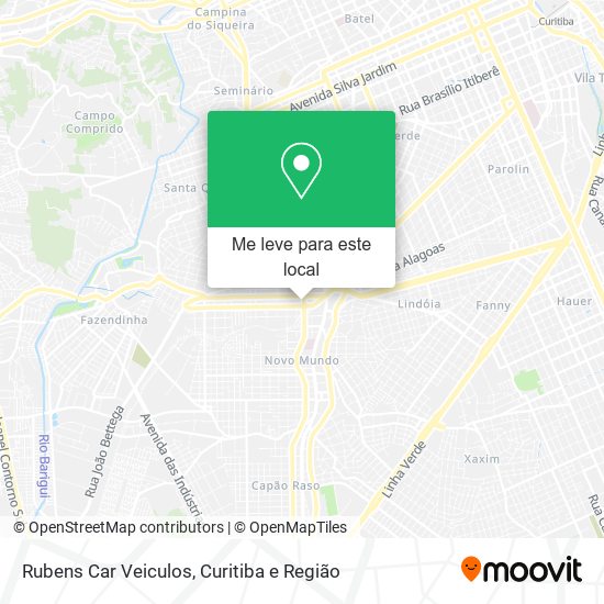 Rubens Car Veiculos mapa