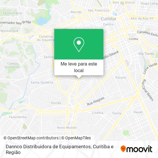 Dannco Distribuidora de Equipamentos mapa