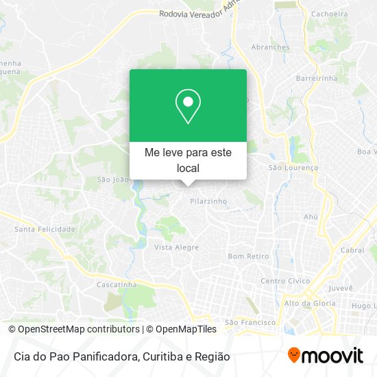 Cia do Pao Panificadora mapa
